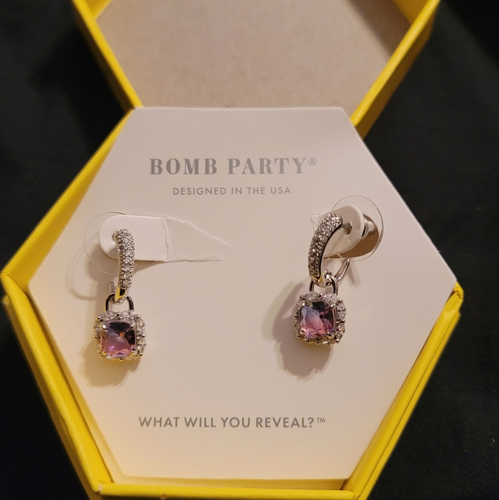 Bomb party earrings
